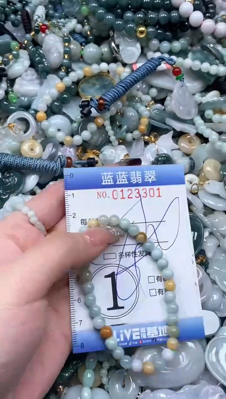 【闪购商品】翡翠颈饰未镶嵌闪购0123301多样性发其一