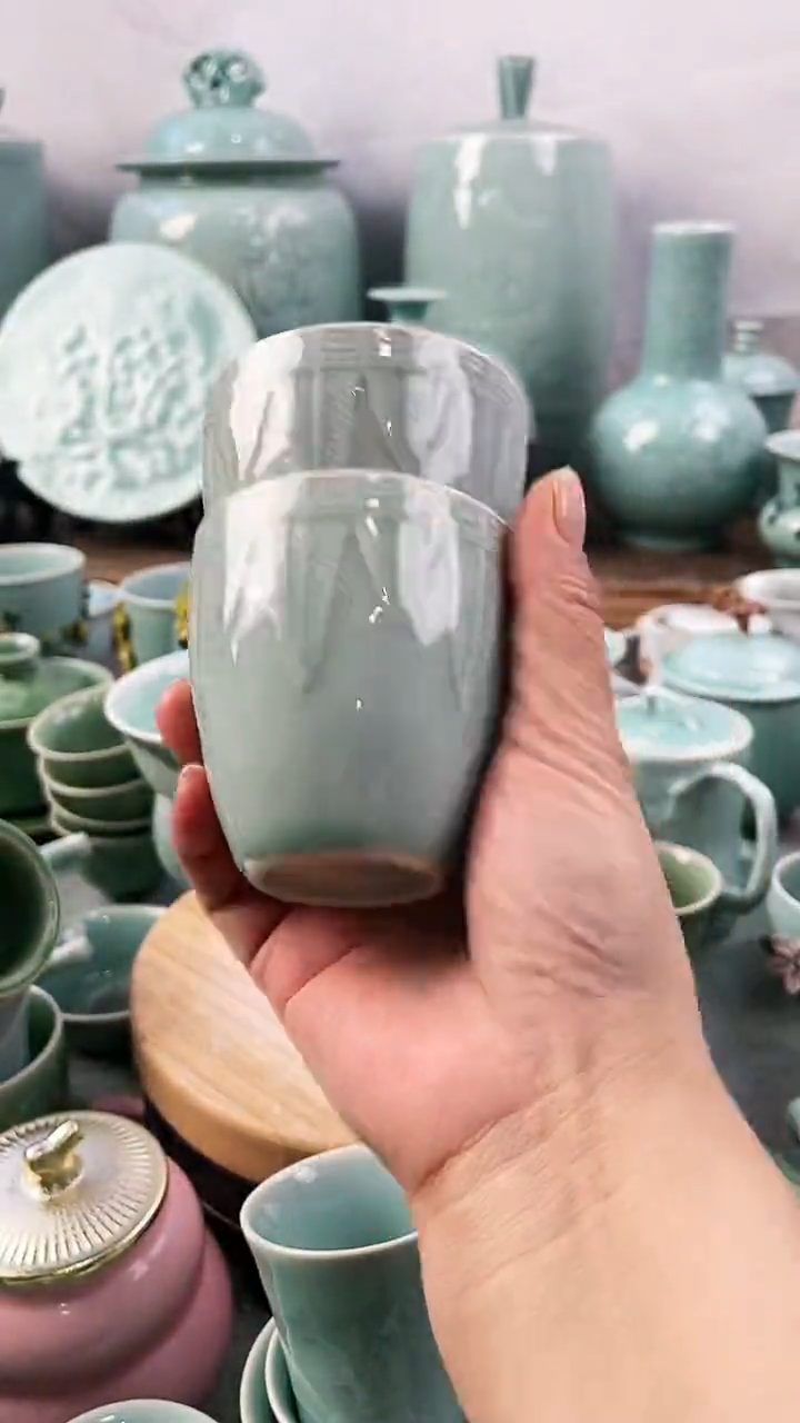 【闪购商品】特价 微瑕 慧仙青瓷