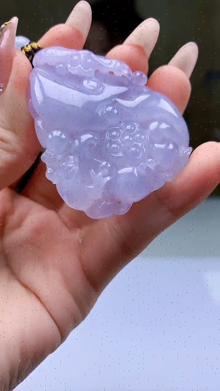 【闪购商品】定制翡翠未镶嵌4902ty-毛货挂件227