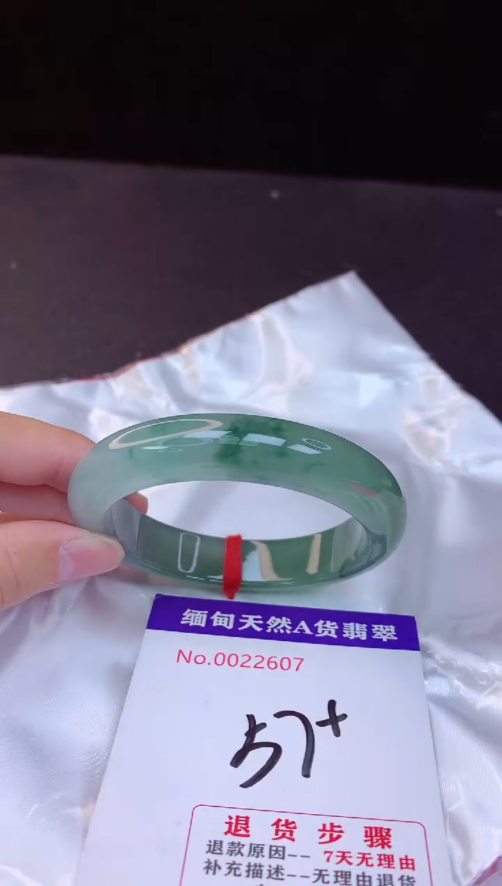 【闪购商品】翡翠手镯未镶嵌57+             