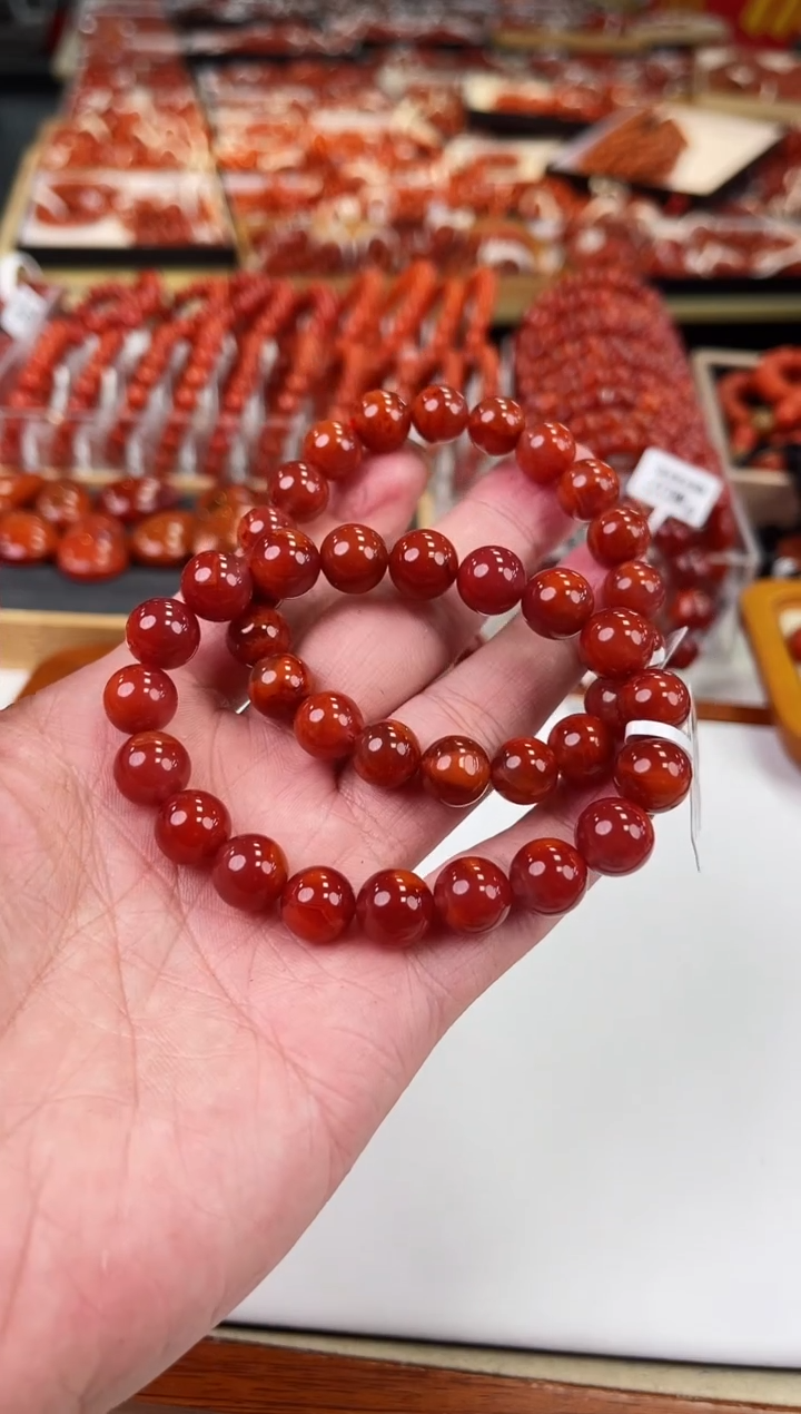 【闪购商品】南红玛瑙瓦西手串10+未镶嵌（多样式发其一）