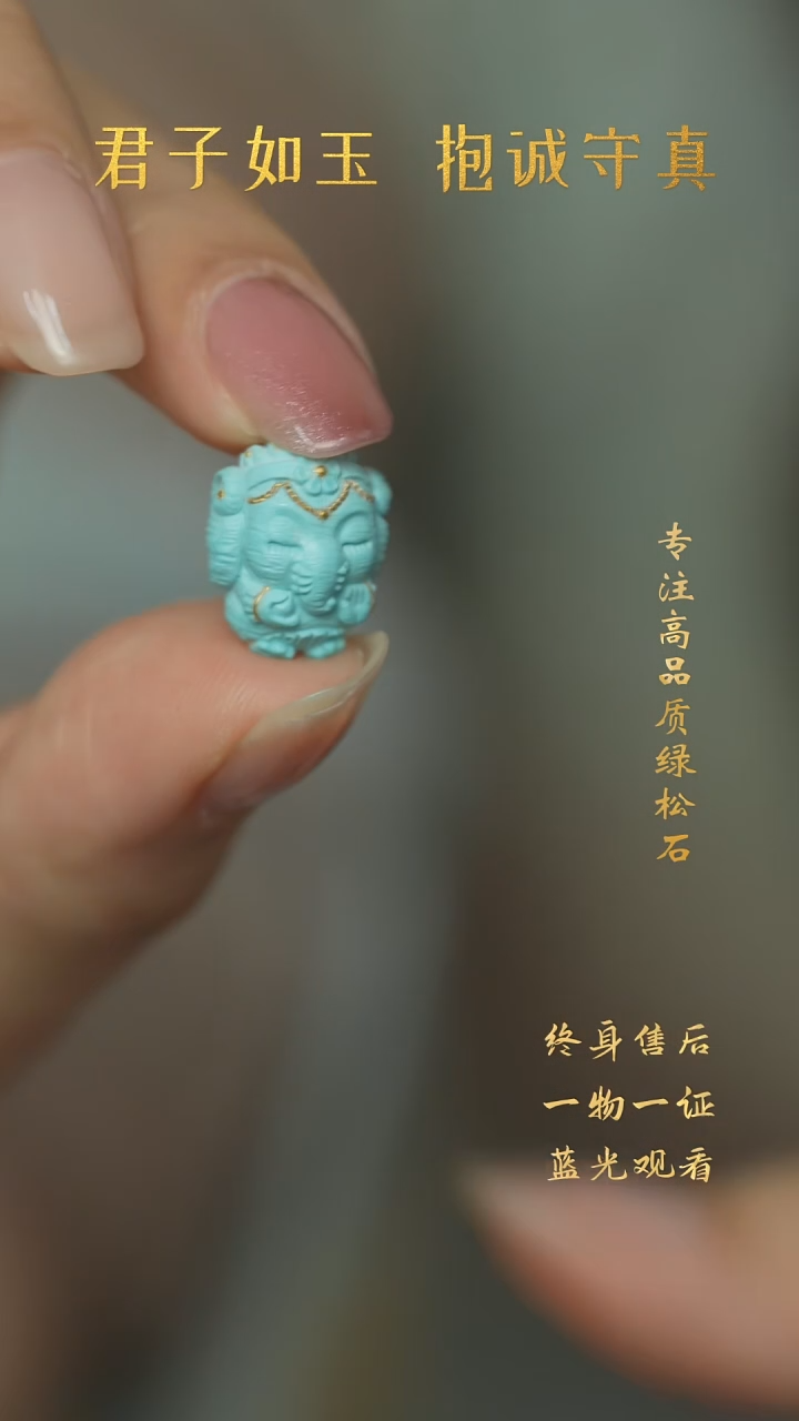 【闪购商品】绿松石G61（多样性发一件）未镶嵌雕刻件