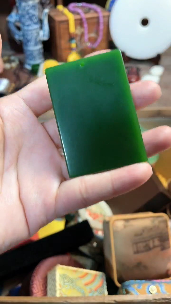 【闪购商品】和田玉（碧玉）颈饰未镶嵌玉瑞专属精选摆件