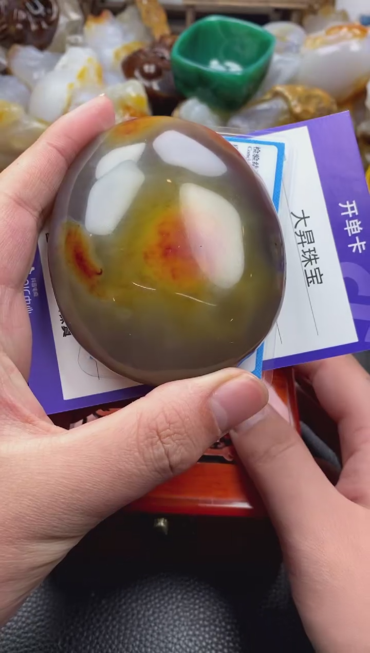 未镶嵌手把玛瑙/玉髓畅**悦00