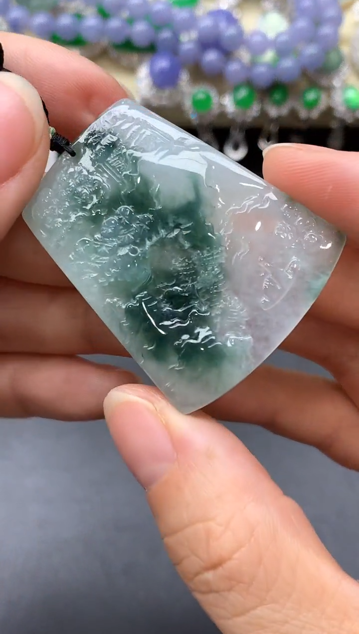 颈饰未镶嵌翡翠337-中国好珍宝