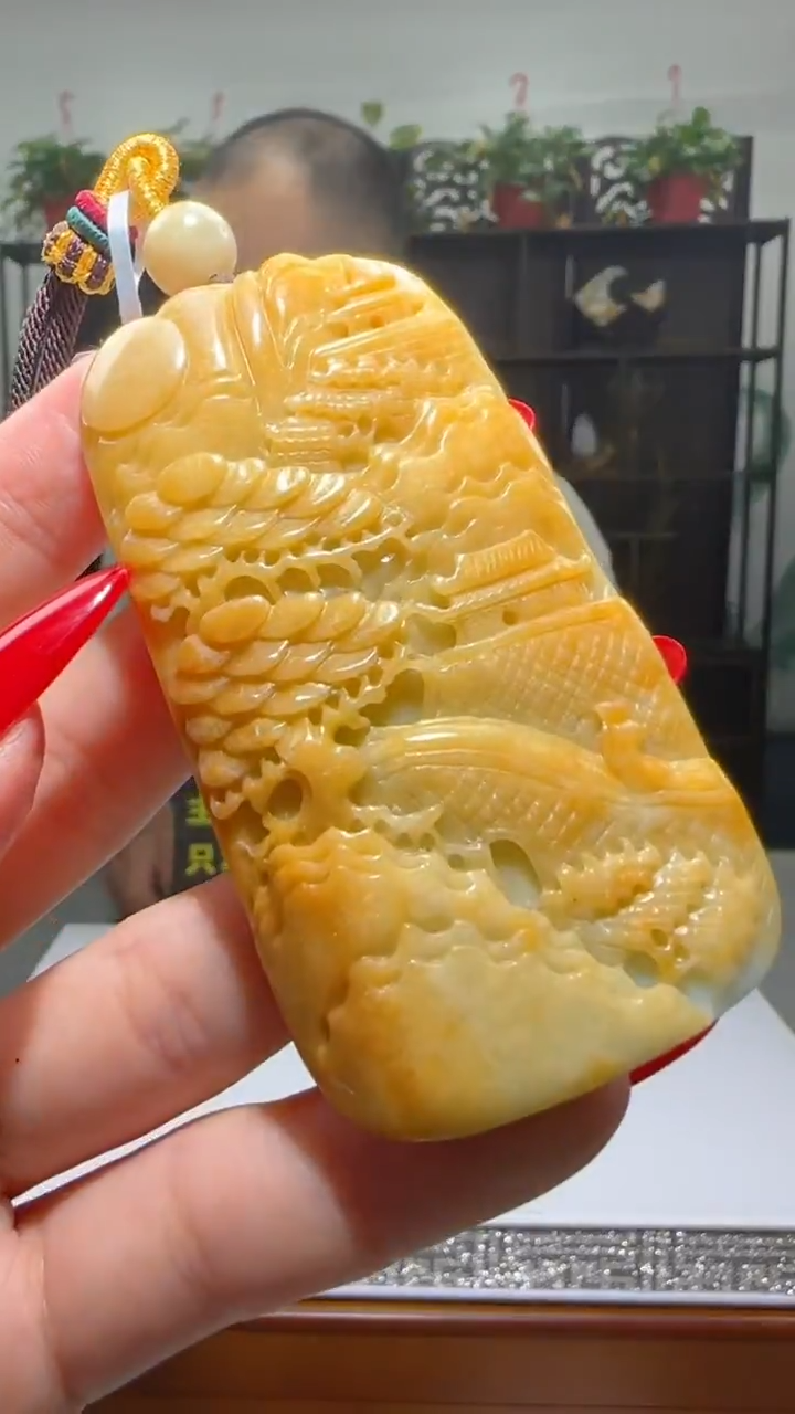 【闪购商品】翡翠颈饰未镶嵌天然翡翠A货吊坠