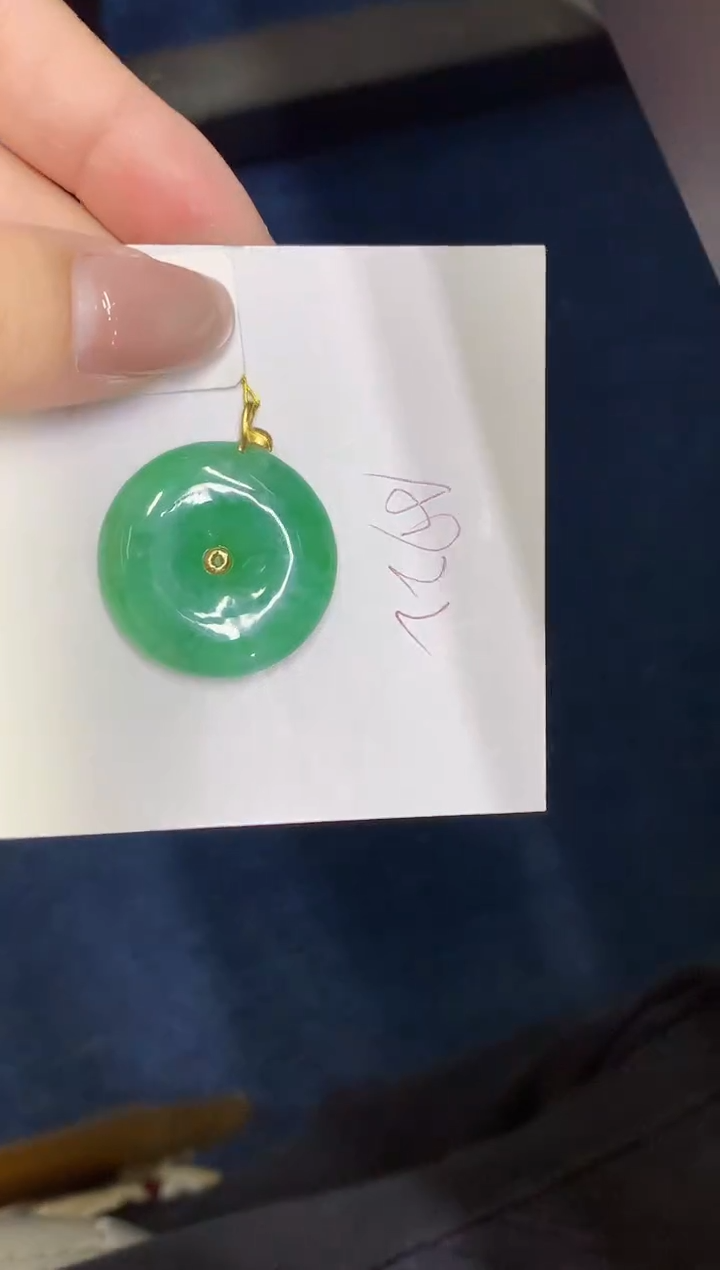 【闪购商品】翡翠18K金镶嵌颈饰000000000