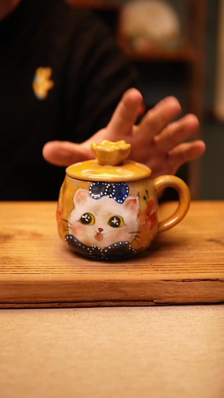 【闪购商品】@@陶园瓷舍@@纯手工手绘@高温釉下彩