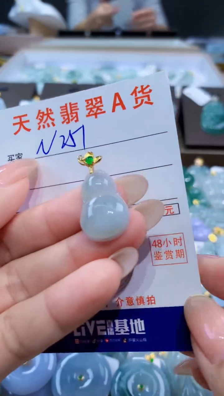 颈饰未镶嵌翡翠天然缅甸翡翠A货挂件 