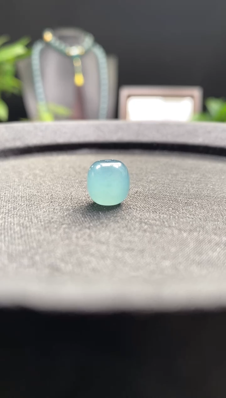 未镶嵌手链翡翠散珠卡10mm左右老型珠