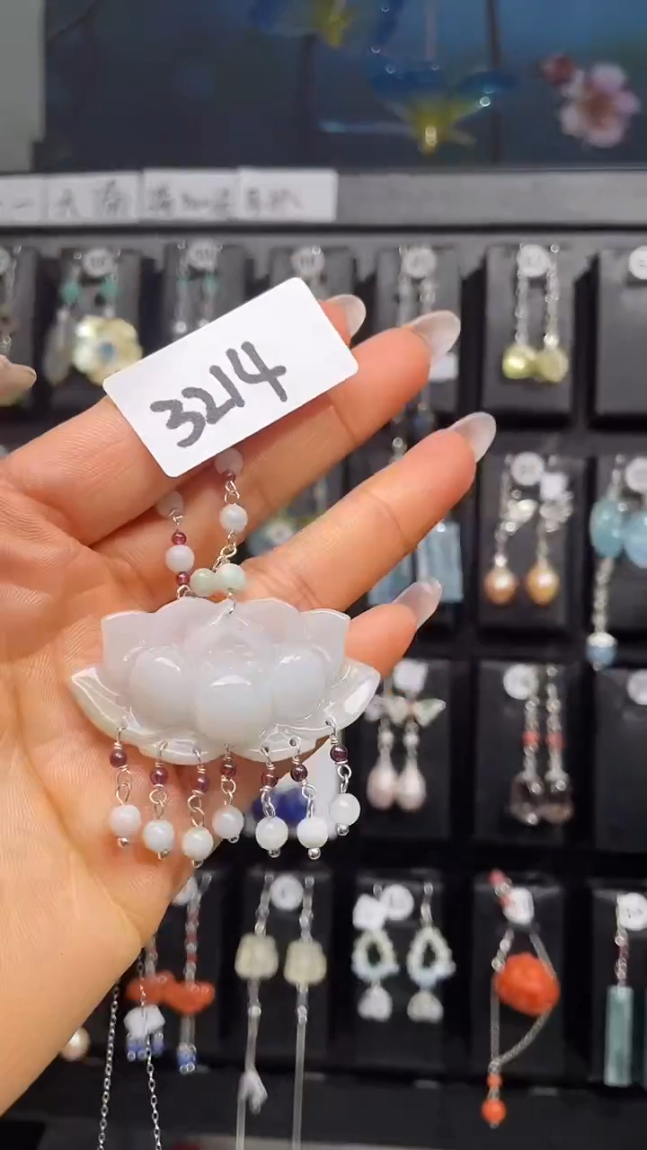 银S925镶嵌耳饰紫晶喜欢拍