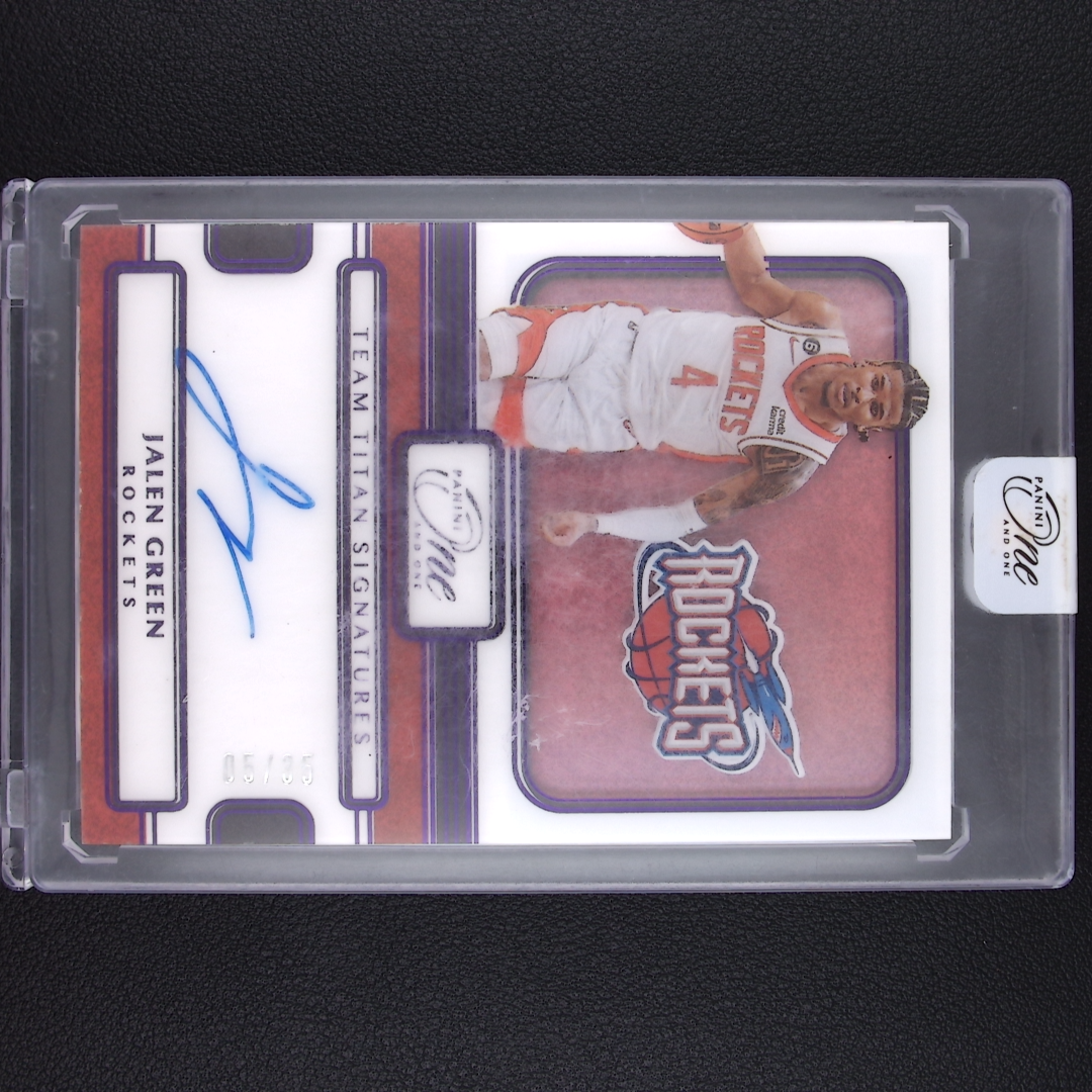 杰伦格林 35编 ONE 帕尼尼NBA国宝手提签字球星卡