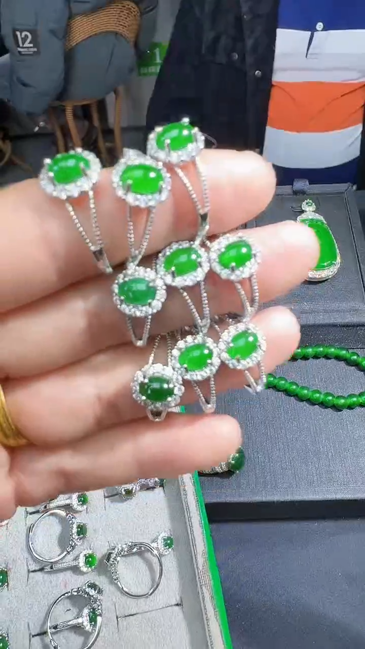 【闪购商品】翡翠戒指未镶嵌戒指多样性发其一