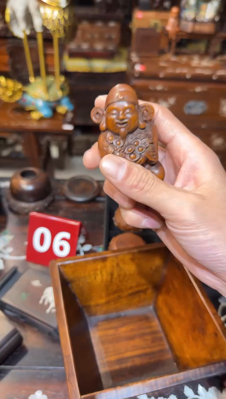 木木头款黄杨财神68