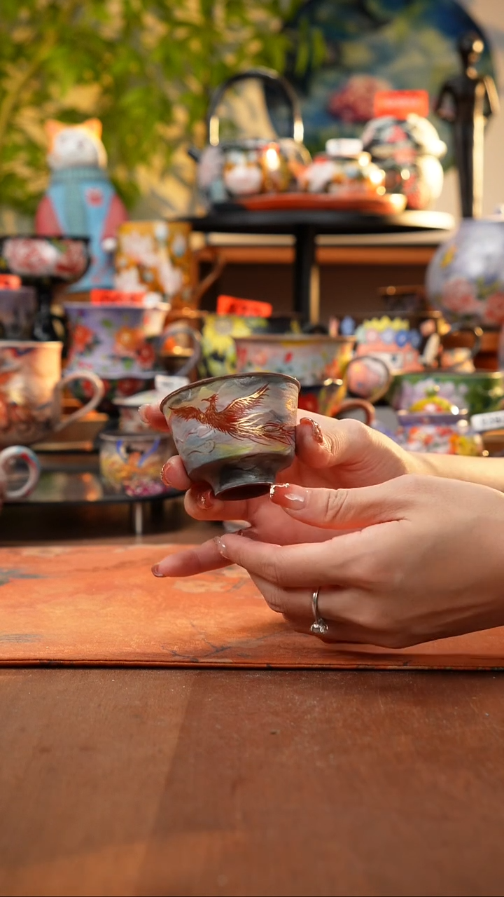 瓷片景德镇手工手绘623