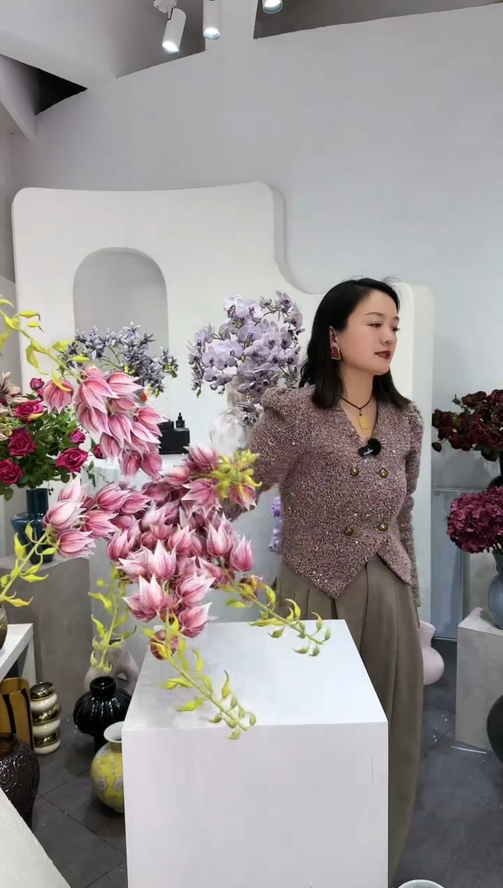 【闪购商品】藤6支粉色香草风铃