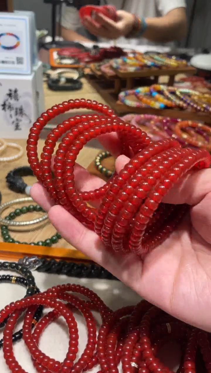 未镶嵌手串玛瑙/玉髓6mm红玛瑙手串