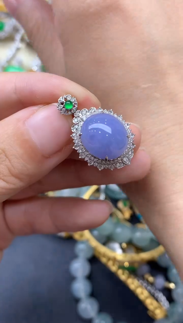 【闪购商品】翡翠颈饰18K金镶嵌499-中国好珍宝