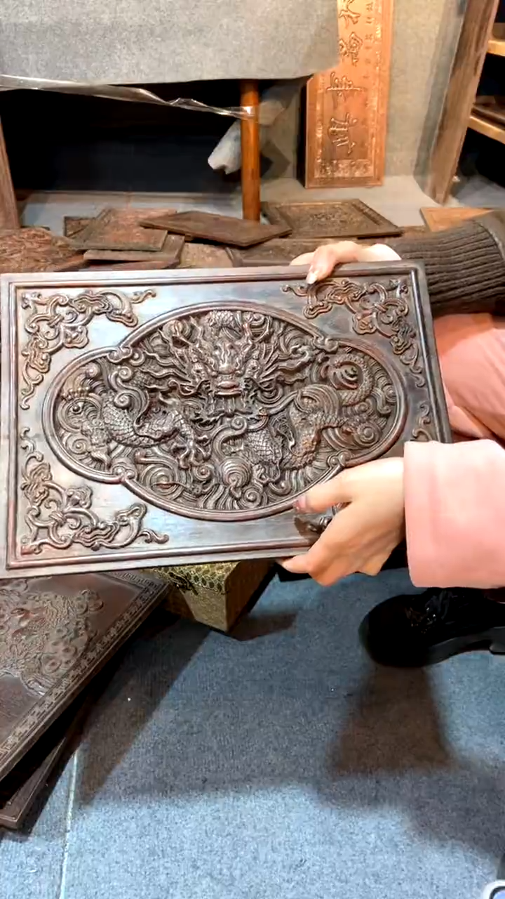 【闪购商品】木紫檀雕刻一物一拍以直播间为准