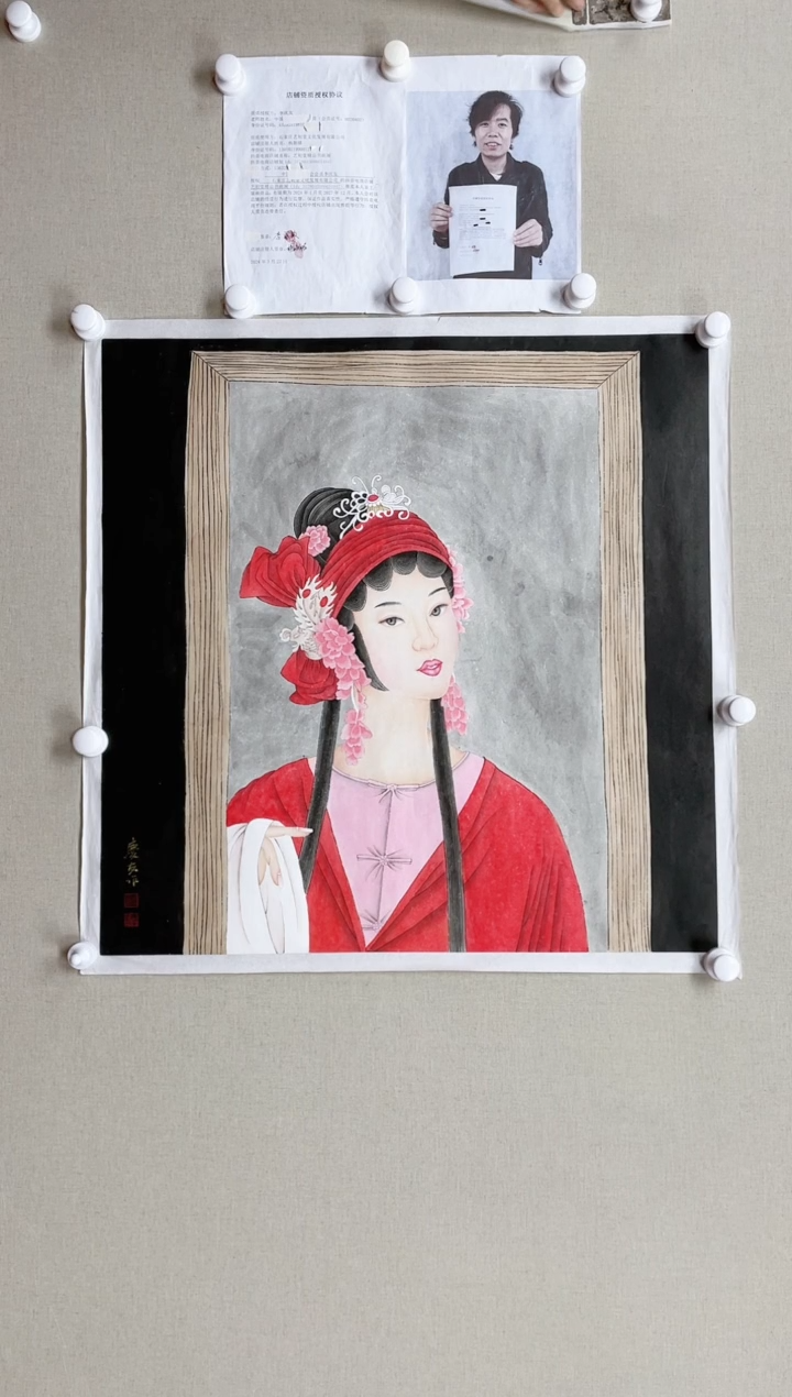 【闪购商品】国画68*68 李庆友李庆友李庆友李庆友