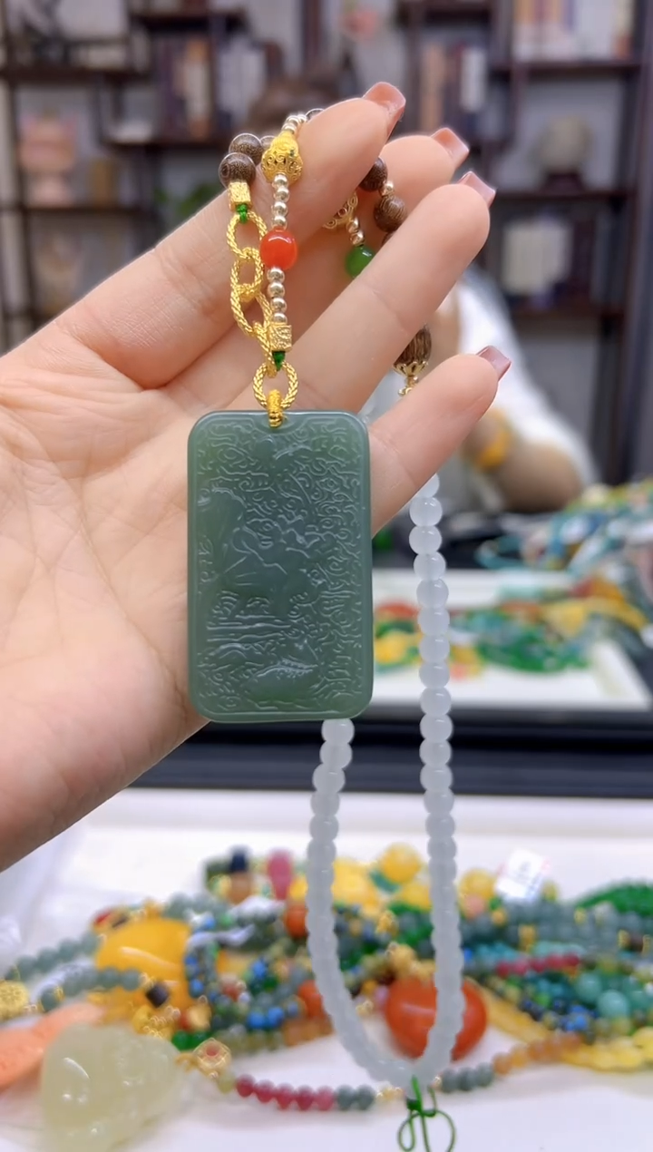 【闪购商品】和田玉毛衣链未镶嵌M650