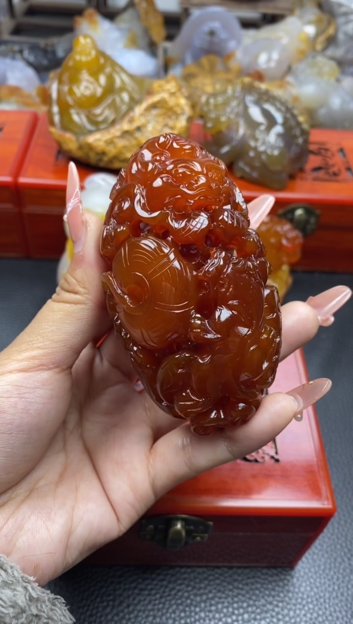 【闪购商品】玛瑙/玉髓手把未镶嵌00