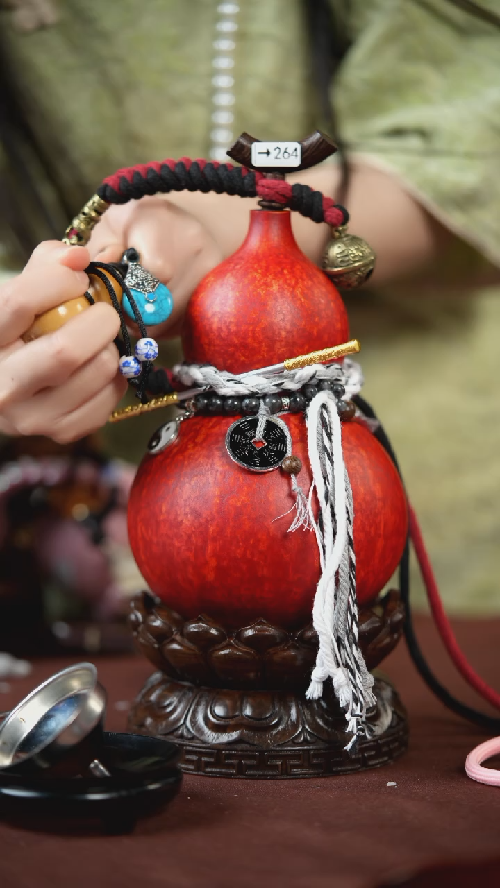【闪购商品】264号600ml左右的非遗漆器酒葫芦