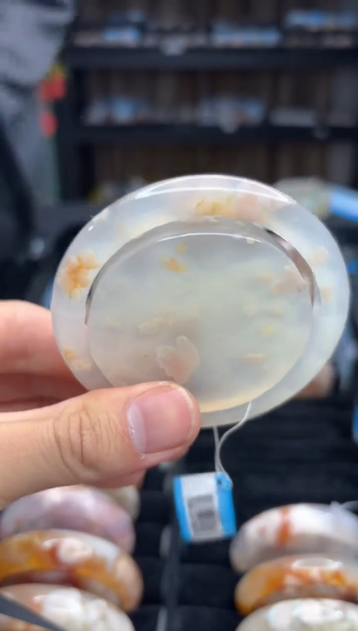 【闪购商品】石英质玉手镯未镶嵌8（59圈赠送镯心）