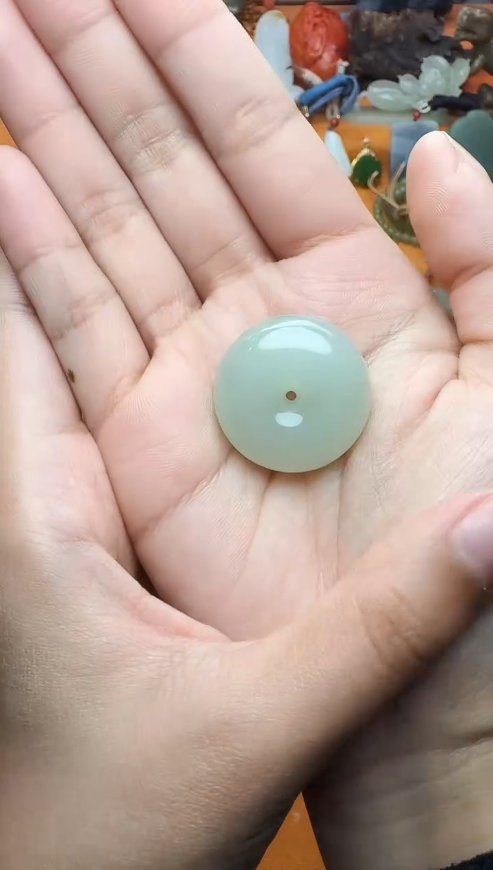 【闪购商品】和田玉颈饰未镶嵌平安扣03