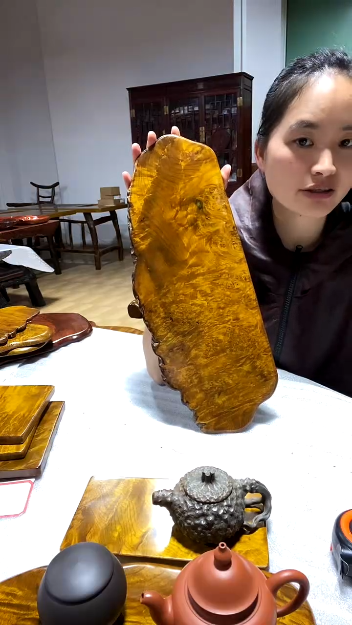 金丝楠干泡盘80  