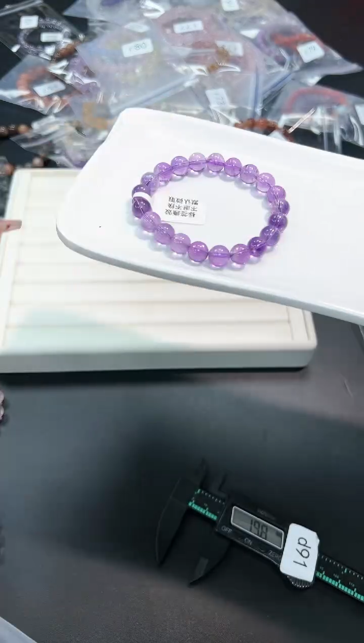 【闪购商品】水晶手串未镶嵌81r多样性发其一/1条默认微瑕