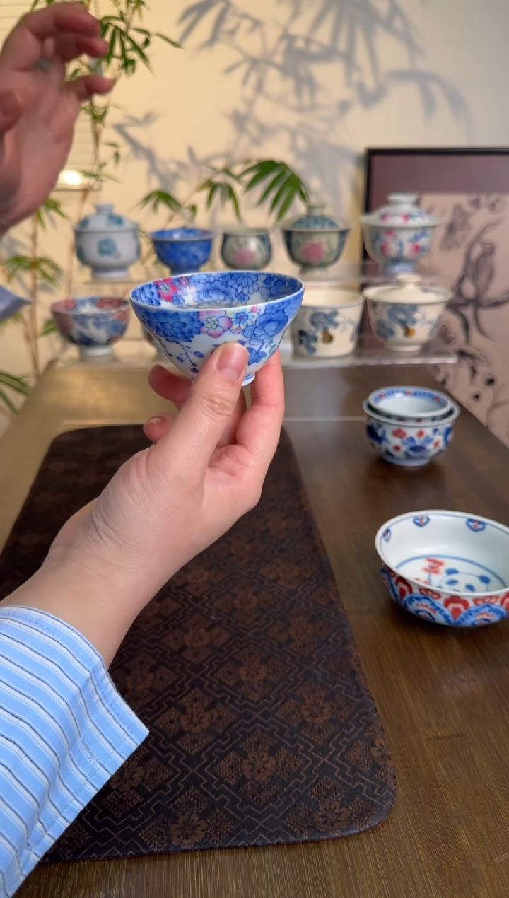 【闪购商品】景德镇斗彩手绘茶杯