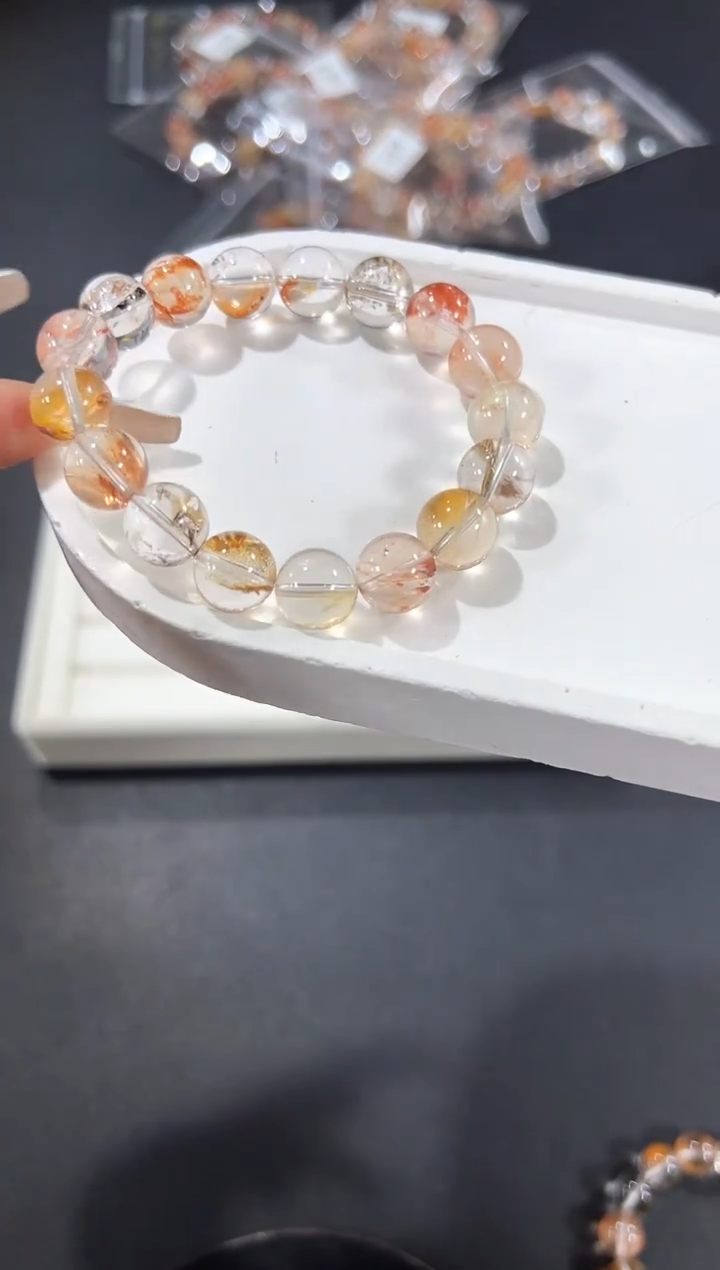 未镶嵌手串水晶32g多样性发其一【1条】默认微瑕12mm