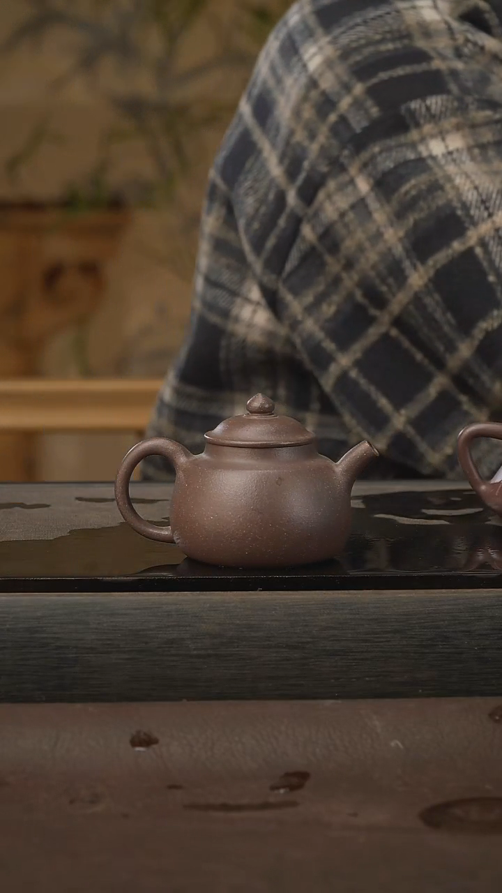 茶壶紫砂正*侍茗，天青，全手工，110cc