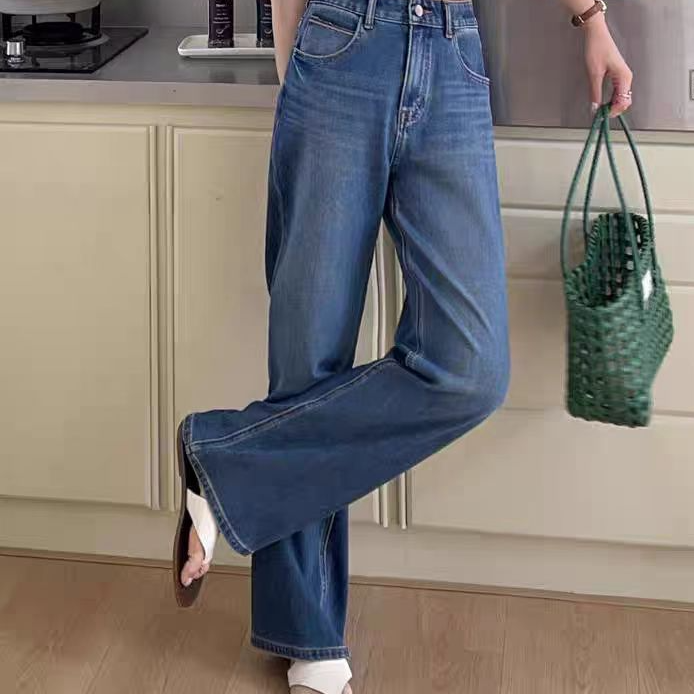 198-牛仔裤女春新款直筒裤时尚休闲显瘦春款直筒裤