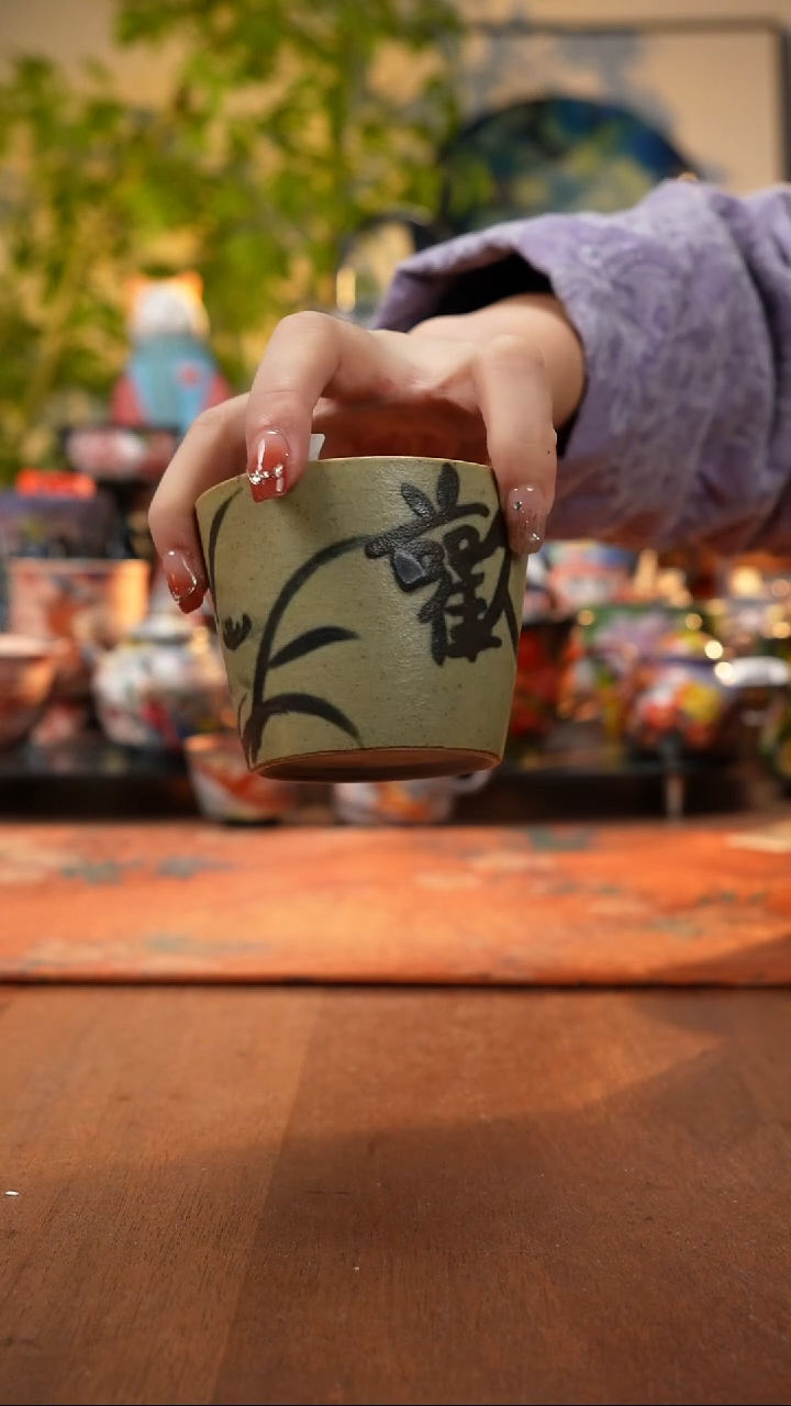 瓷片景德镇手工手绘574