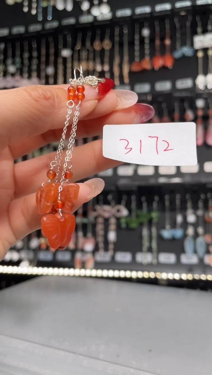 【闪购商品】紫晶耳饰银S925镶嵌喜欢拍