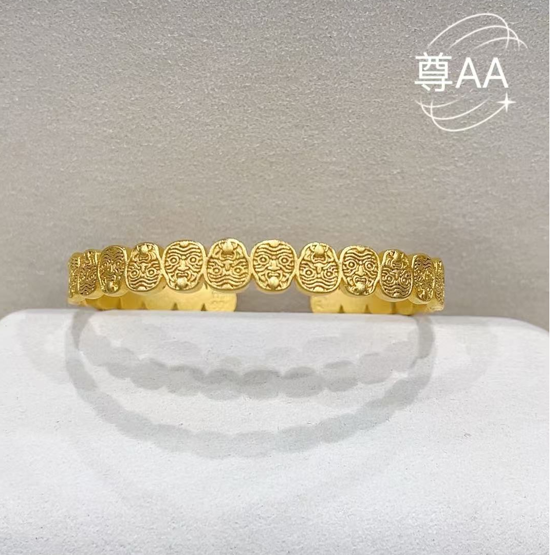  尊AA*扎基拉母古法手镯 藏式手工复古精美时尚t7077