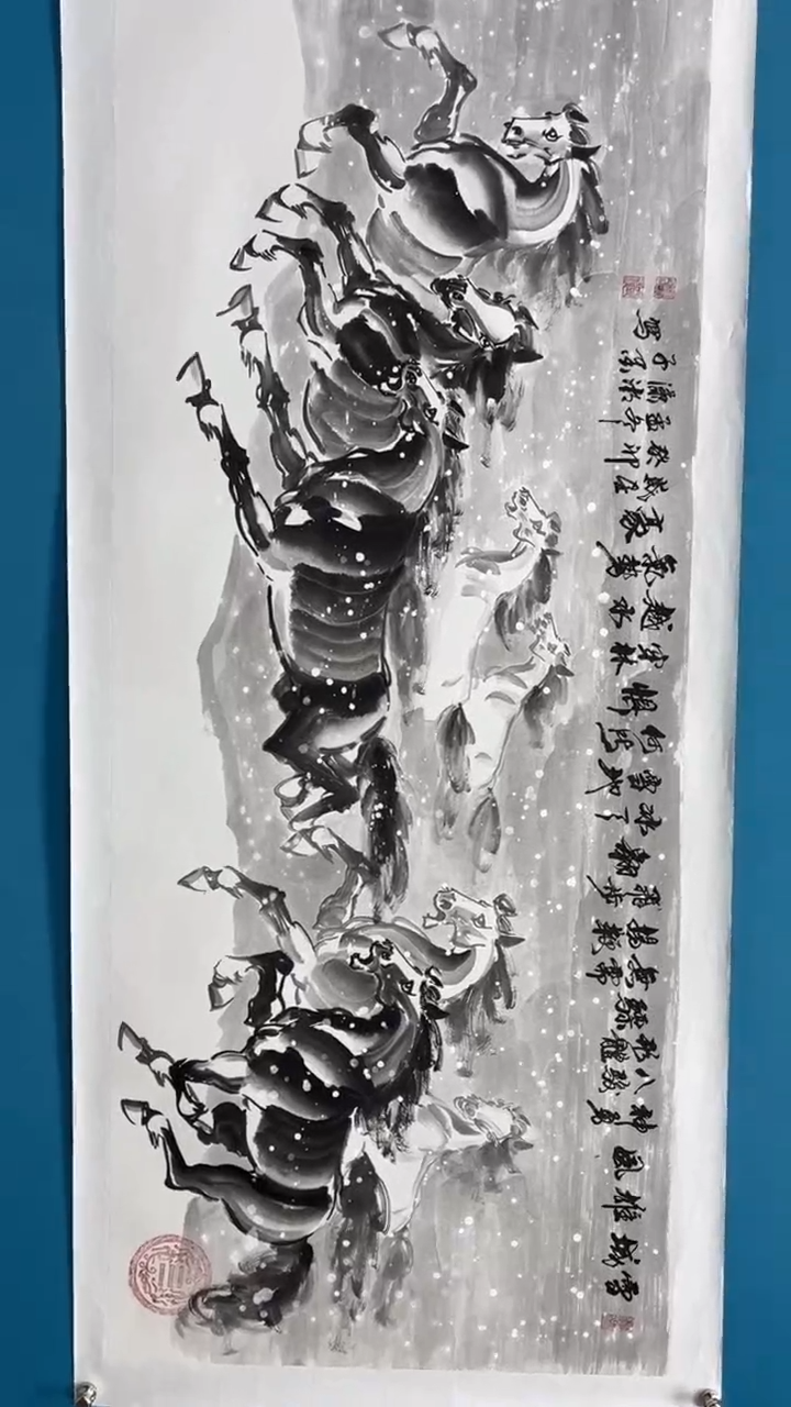 【闪购商品】绘画邓志标骏马系列3