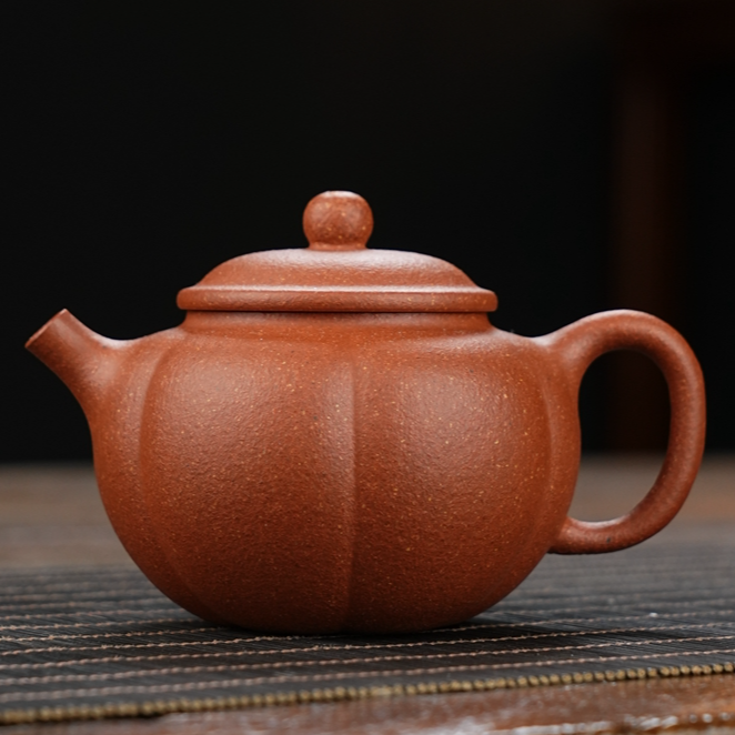 合道紫砂  本山原矿红降坡子冶、合瓢、西施、筋囊茄瓜紫砂壶