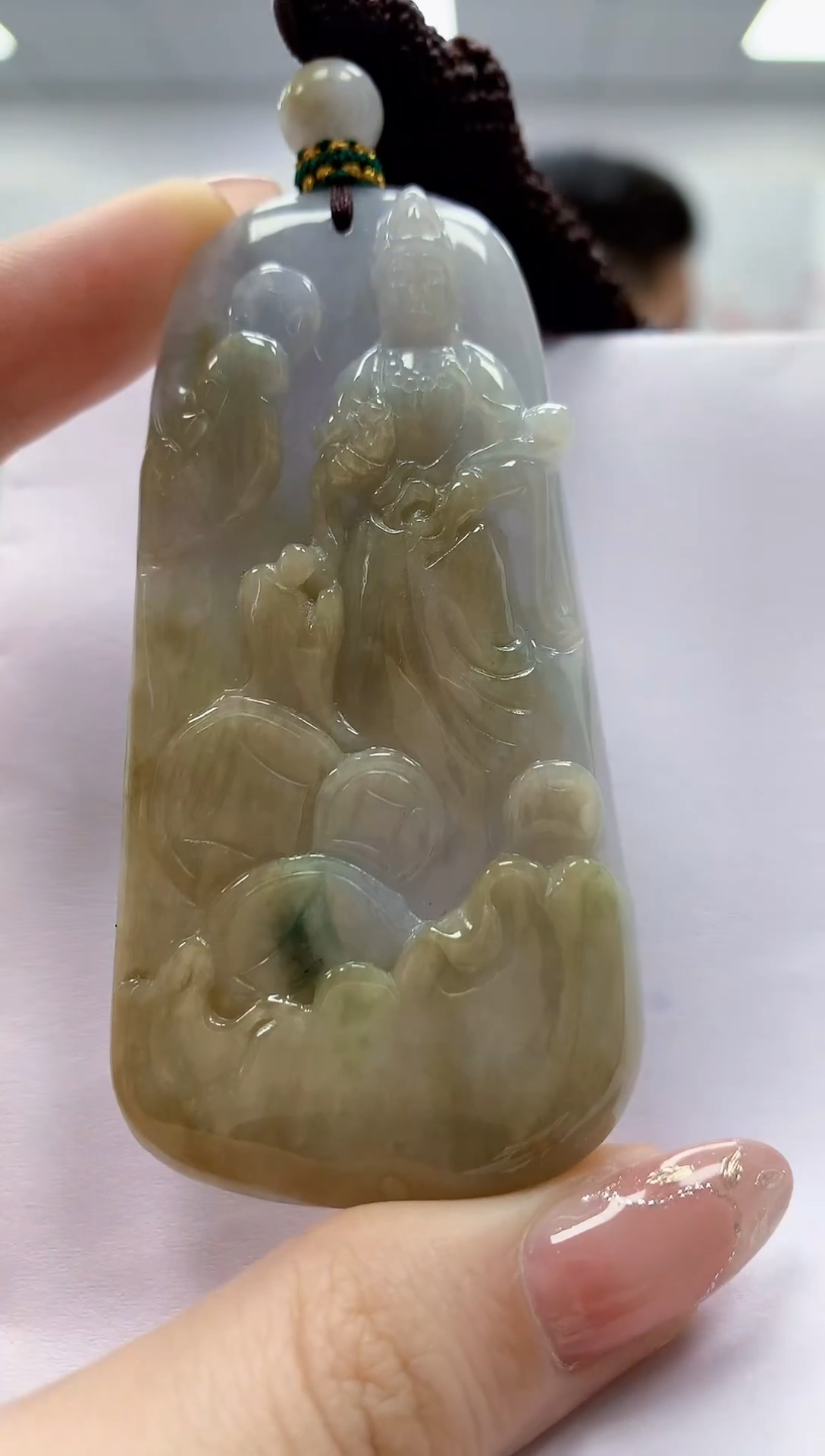 未镶嵌定制翡翠4917jw-毛货挂件27