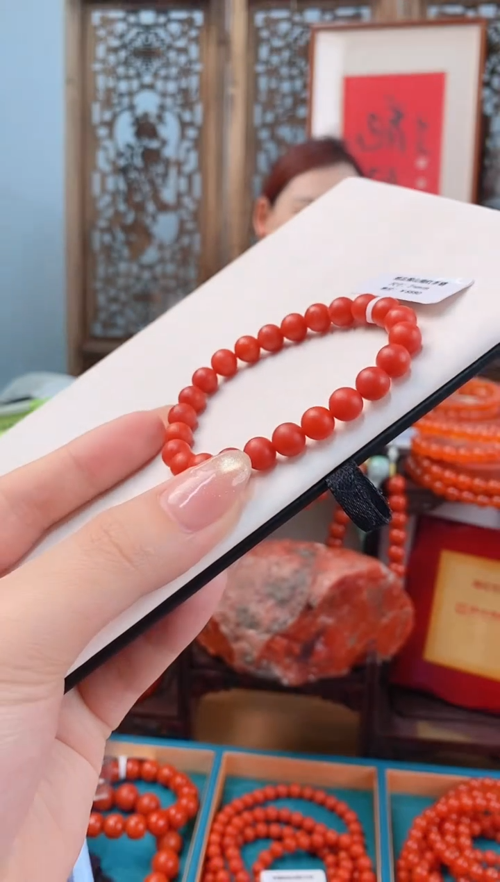 手链未镶嵌南红玛瑙精品保山南红单圈7+mm