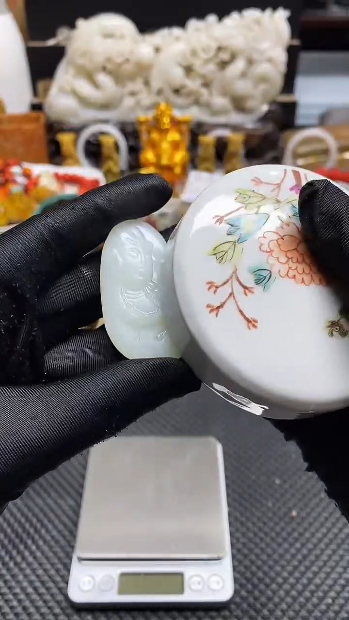 【闪购商品】瓷片瓷器瓷片 摆件1个