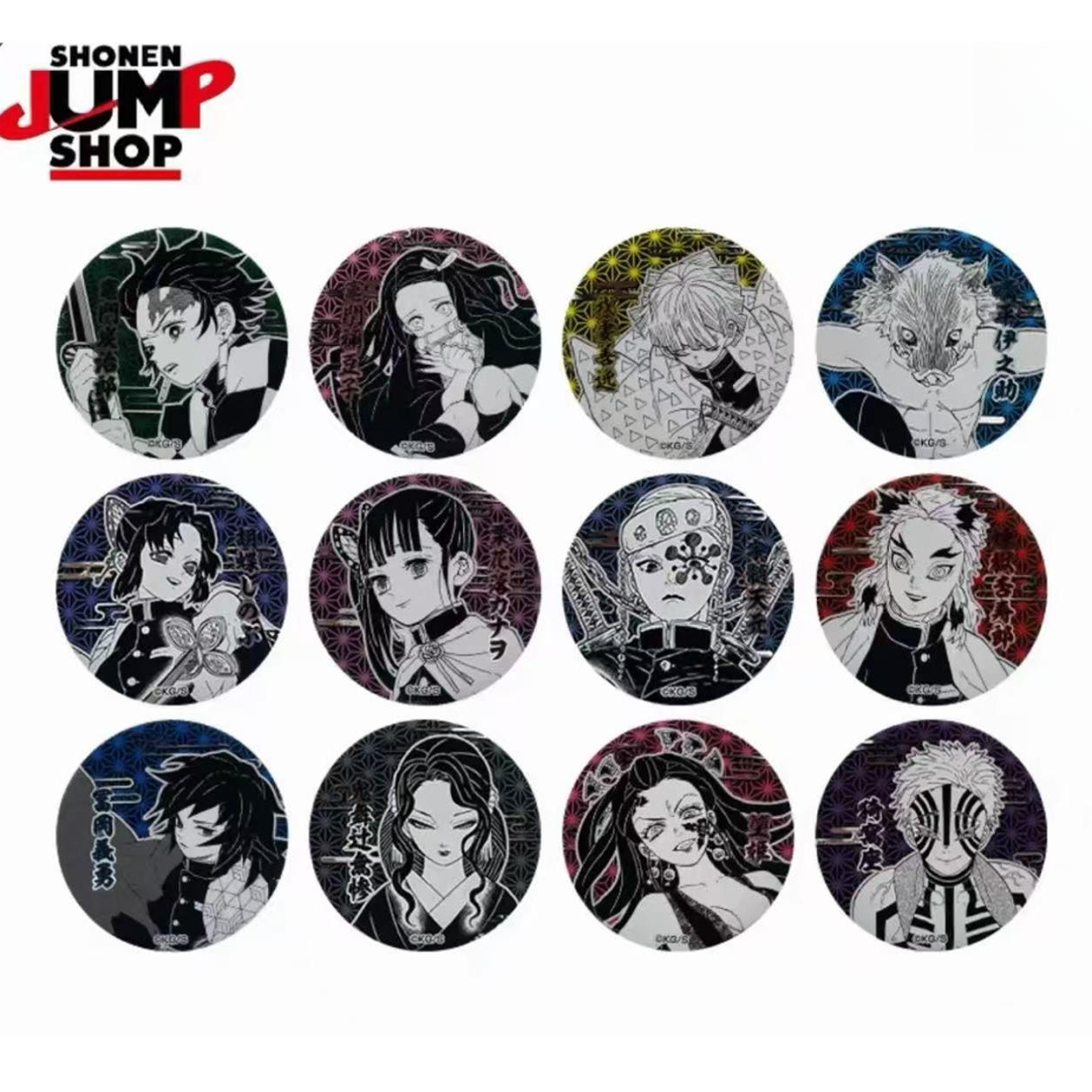 ★【鬼灭之刃】JS浮雕二弹系列吧唧徽章(代拆)（代拆）