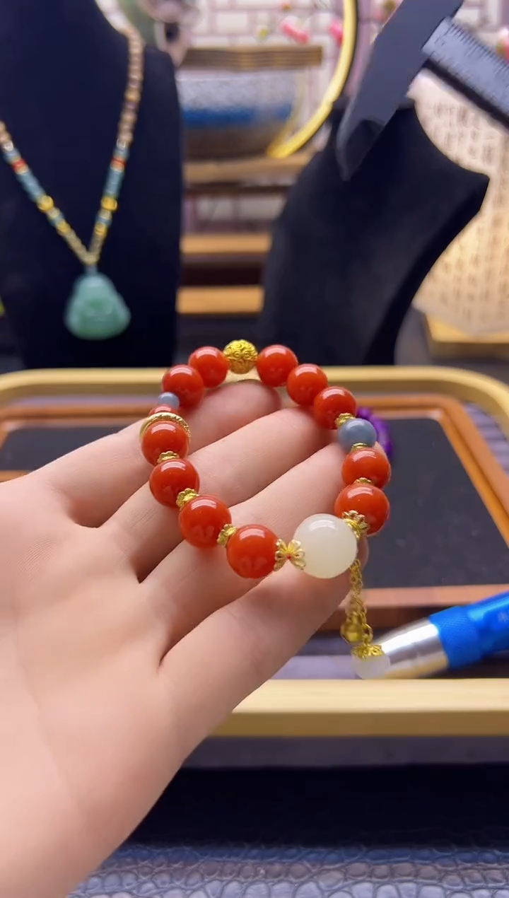 【闪购商品】翡翠耳饰14K金镶嵌S160