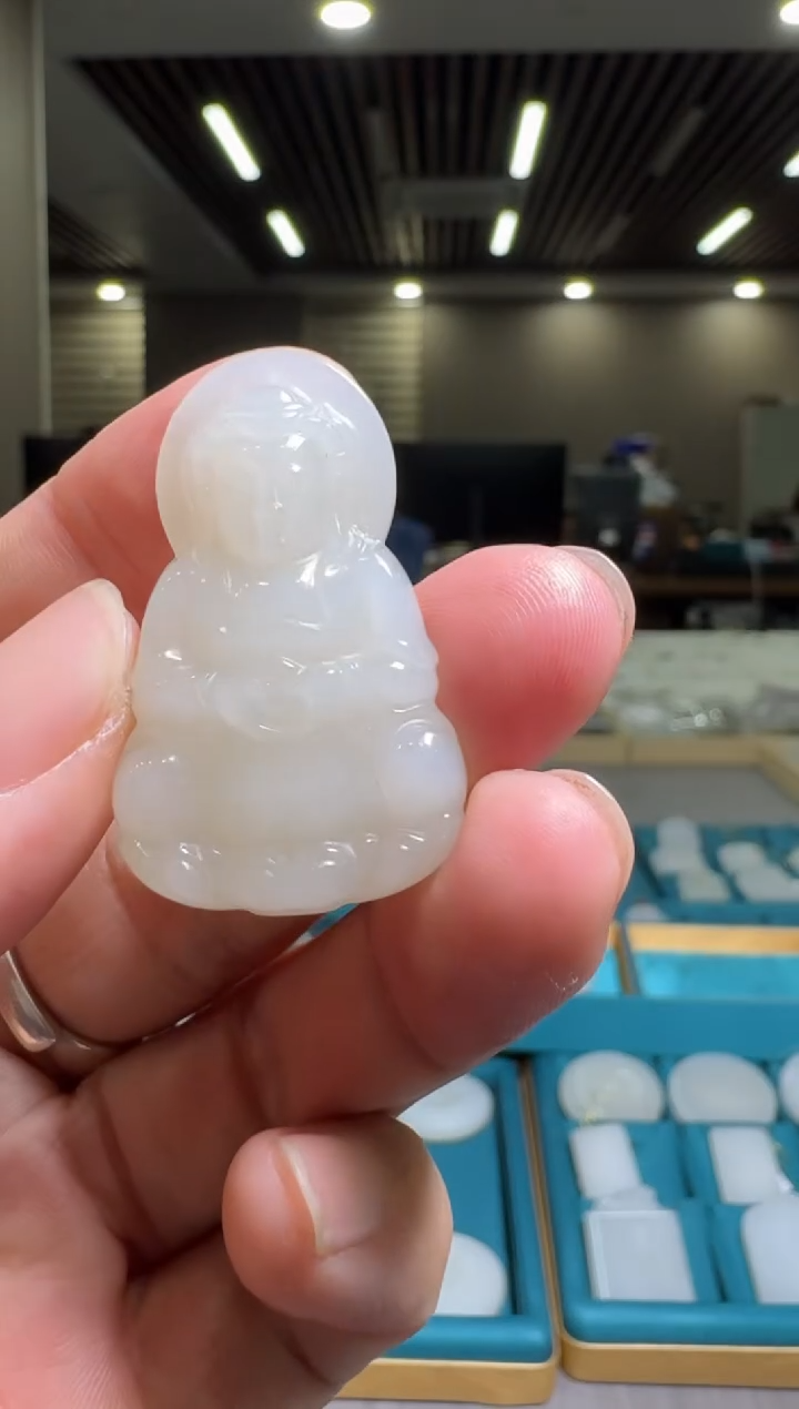 【闪购商品】和田玉吊坠未镶嵌观音