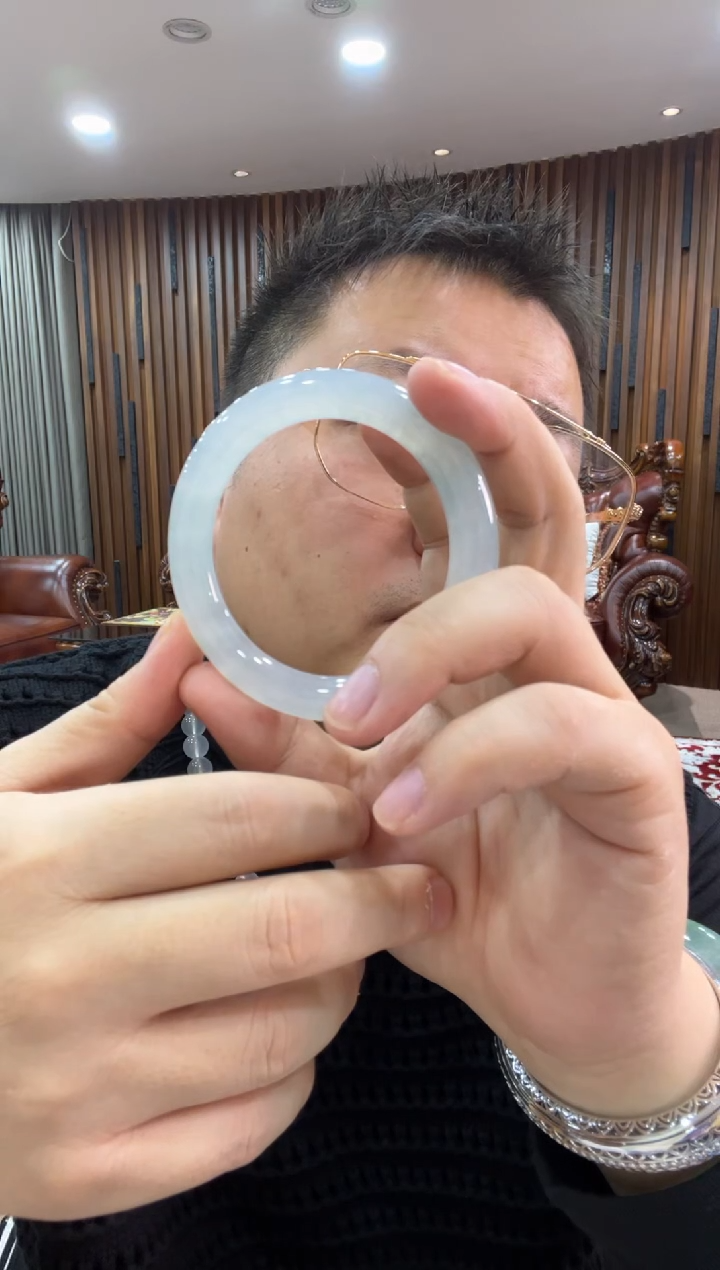 未镶嵌手镯翡翠雨****伞手镯  24小时鉴赏