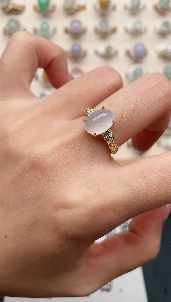 【闪购商品】翡翠戒指银S925镶嵌1111