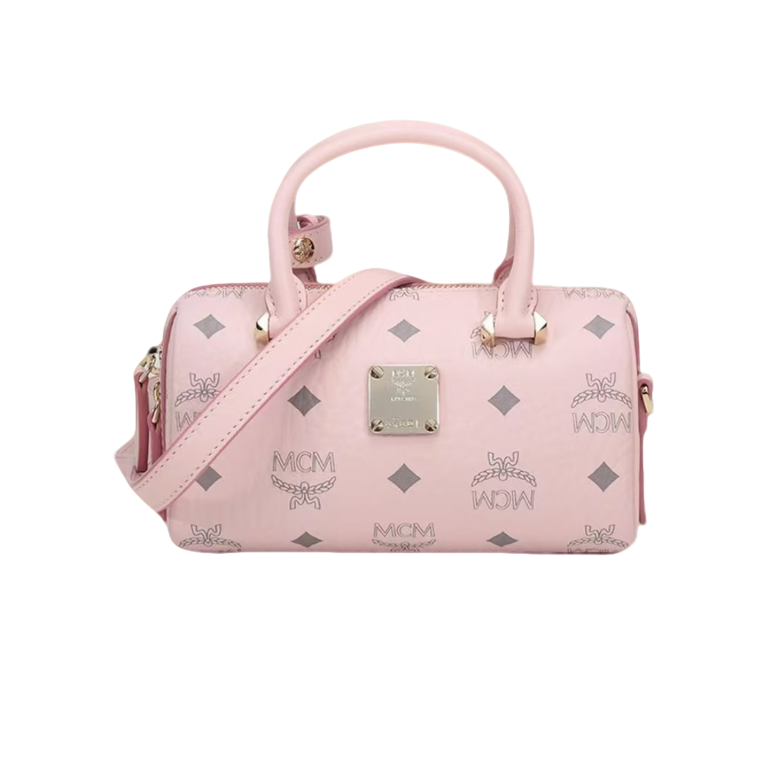 99新 MCM 波士顿mini轻雾粉/通用链接