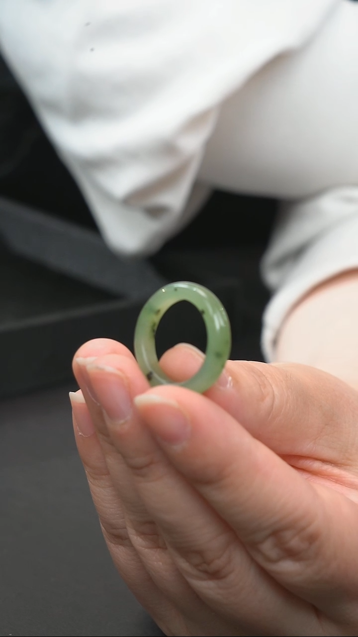 【闪购商品】和田玉戒圈未镶嵌14 号